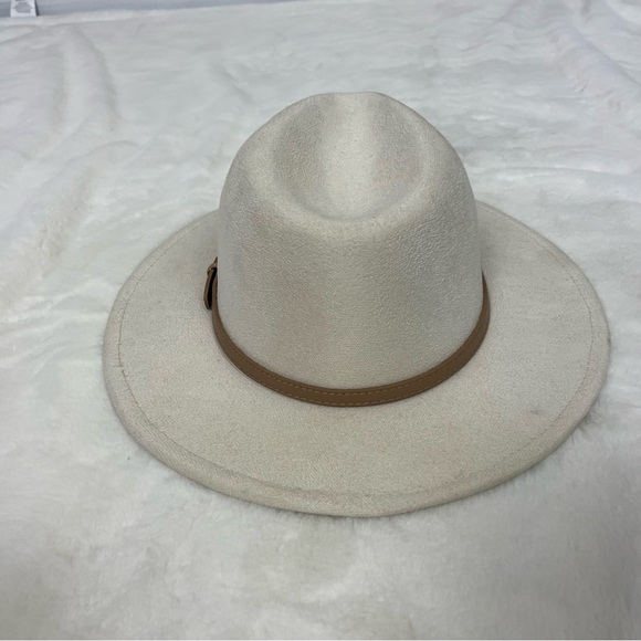 IVORY WIDE BRIM HAT ONE SIZE - Picture 4 of 10